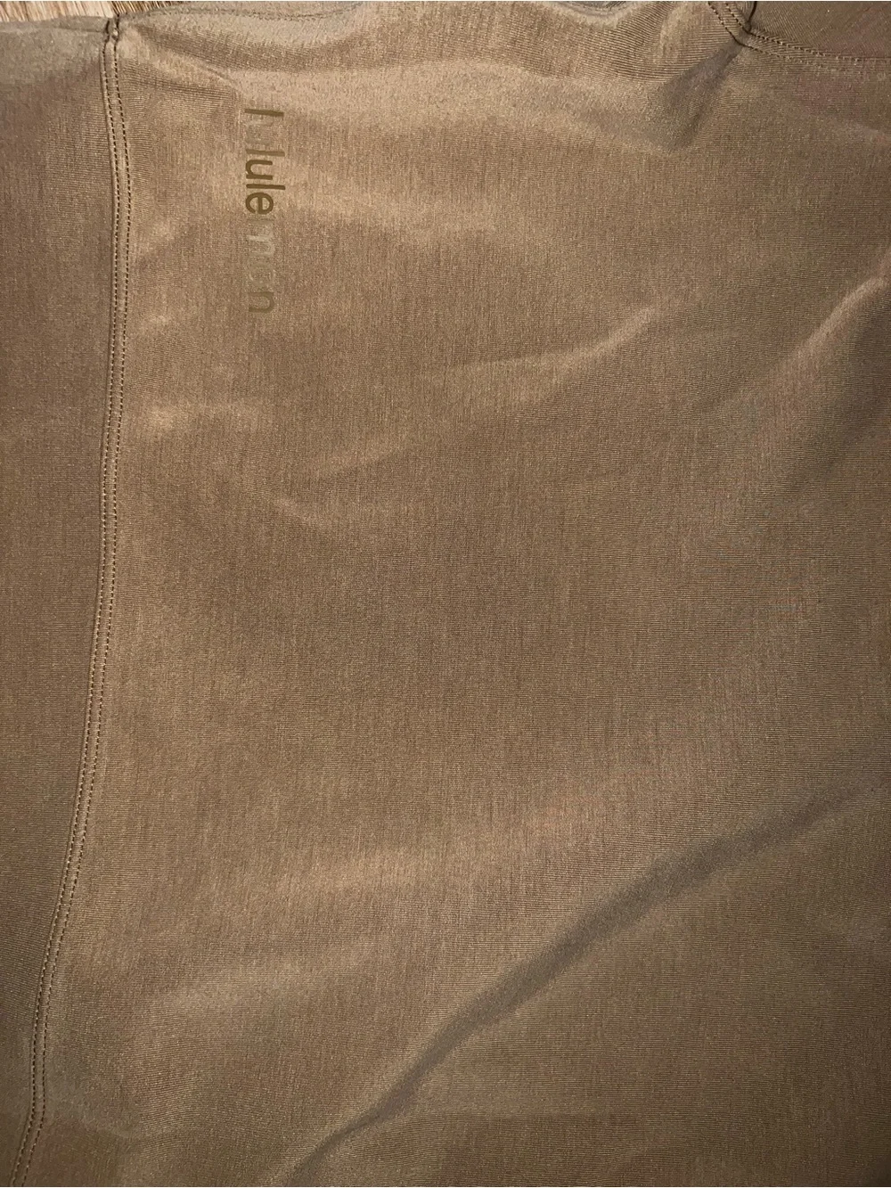 lululemon athletica Cropped Crewneck Sweatshirt in Camel Brown